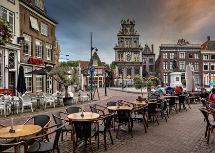 Straße in Hoorn
