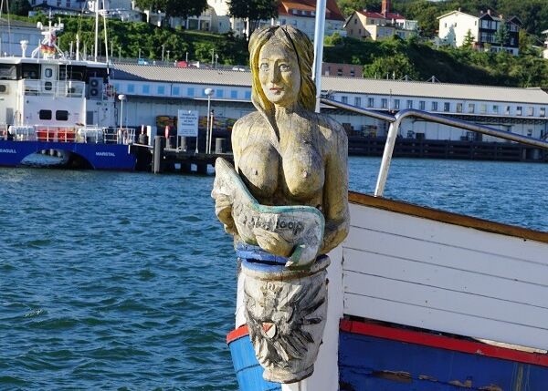Galionsfigur am Boot