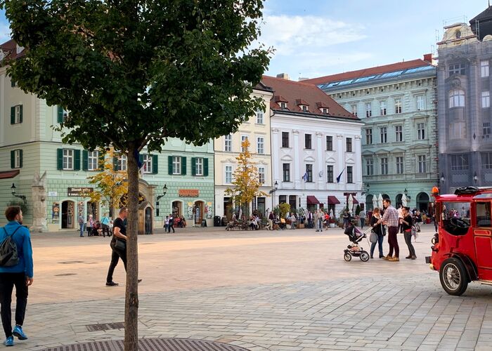 Fussgaengerzone Bratislava