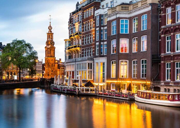 Kanal in Amsterdam