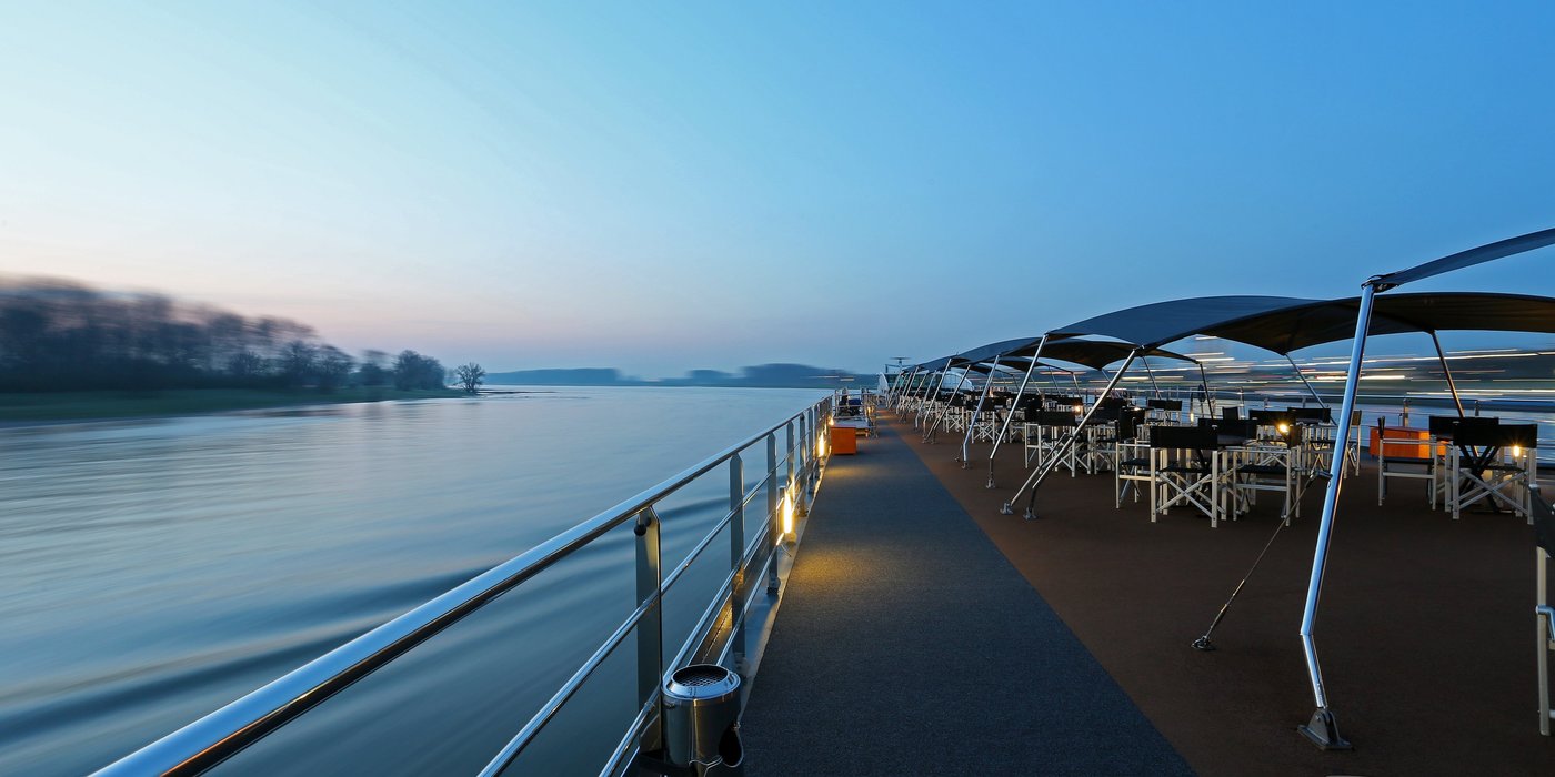 Flusskreuzfahrt Holland Belgien - MS Alina Sonnendeck