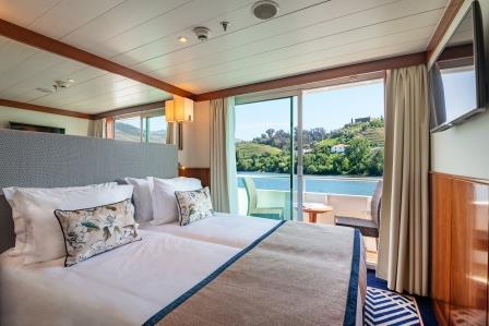 2-Bett Kabine Oberdeck mit Balkon