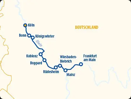 Flusskreuzfahrt mit Hund Rhein/ Main